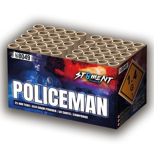 Policeman 50 shots